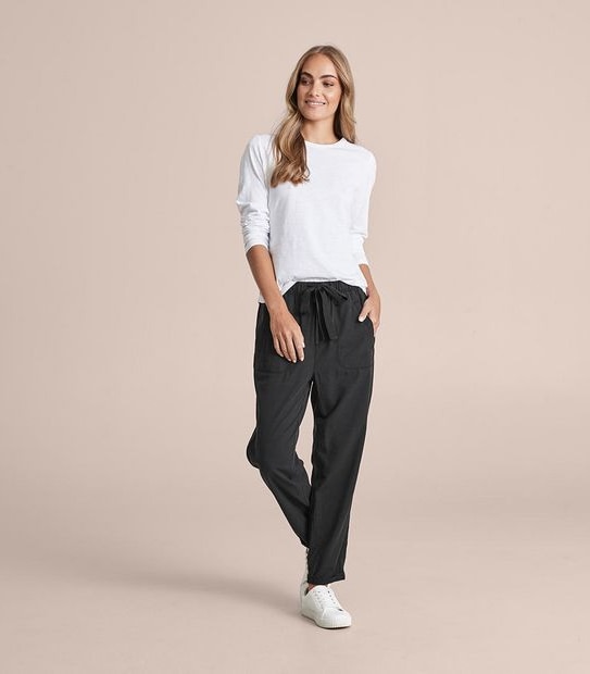 Casual Slub Pants