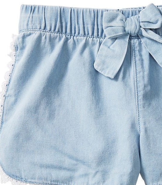 Chambray Tulip Shorts