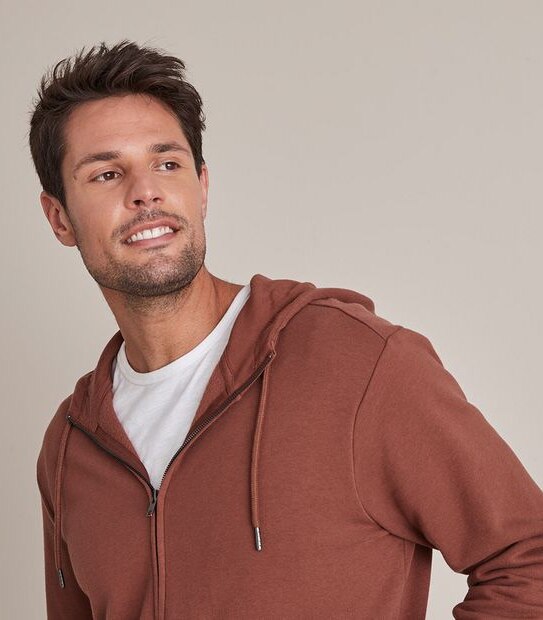 Fleece Zip Through Hoodie