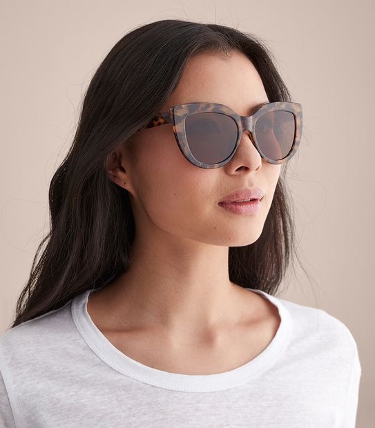 Womens Cat Eye Sunglasses - Tortoiseshell