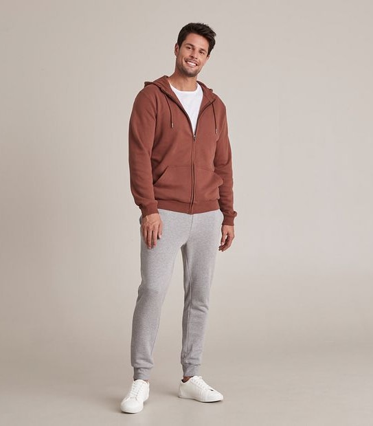 Fleece Zip Through Hoodie