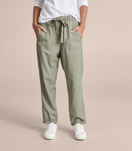Casual Slub Pants