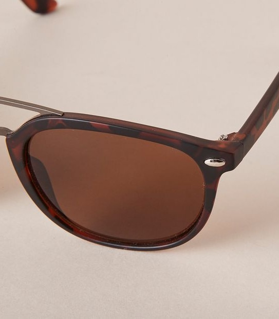 Mens Round Sunglasses - Tortoiseshell