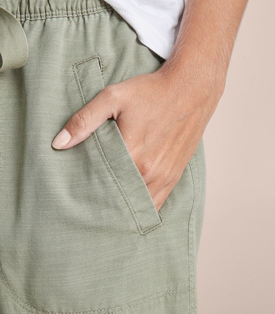 Casual Slub Pants
