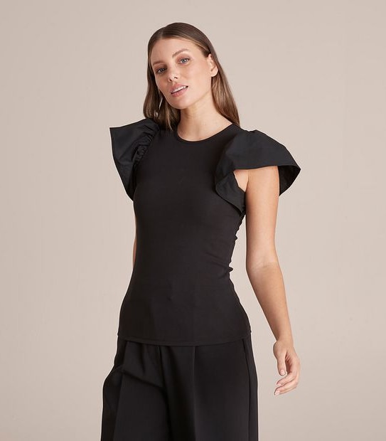 Preview Flutter Sleeve Blouse