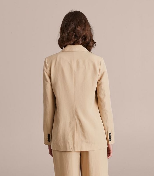 Preview Linen Blend Single Breasted Blazer