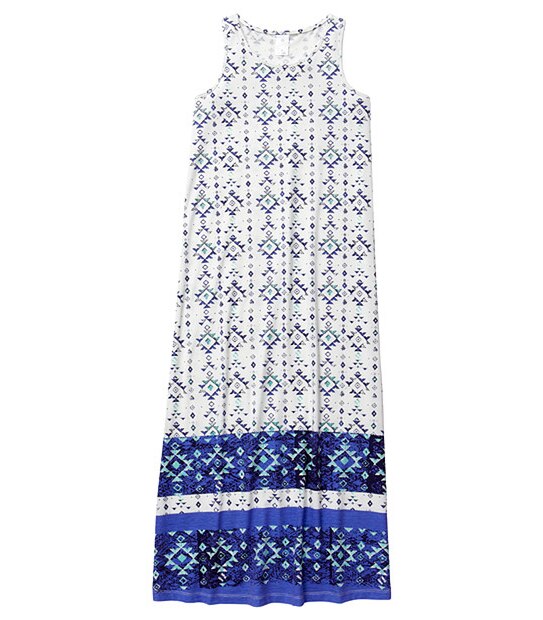 Girls' Aztec Print Maxi Dress - Amparo Blue