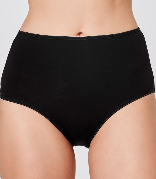 2 Pack Aloe Vera Infused Full Briefs - Black