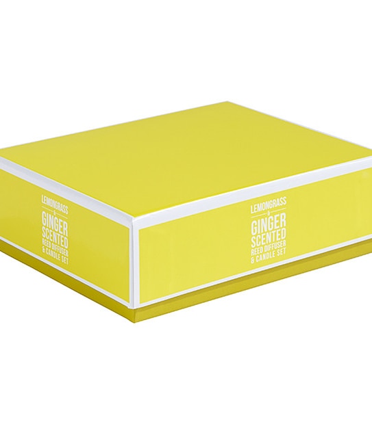 Candle & Diffuser Gift Set - Lemongrass & Ginger