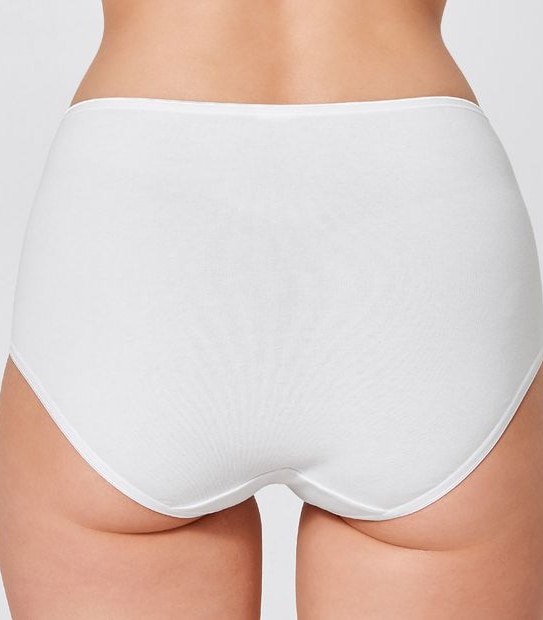 2 Pack Aloe Vera Infused Full Briefs - White