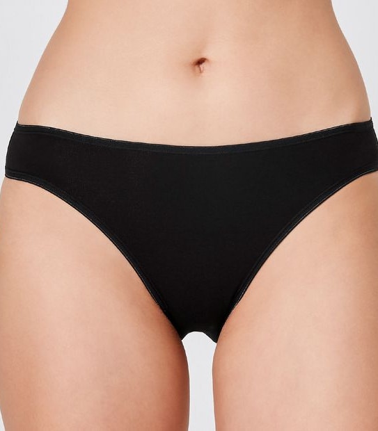 2 Pack Aloe Vera Infused Bikini Briefs - Black