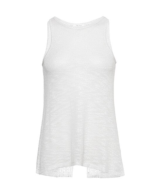 Lily Loves Crochet Back Tank - Cream 4 of 5