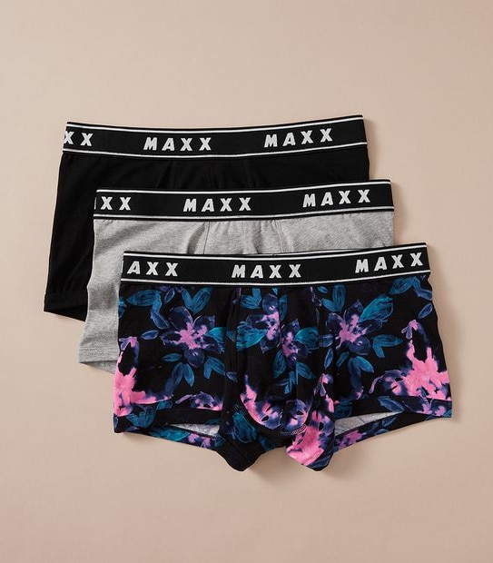 Maxx 3 Pack Fitted Trunks