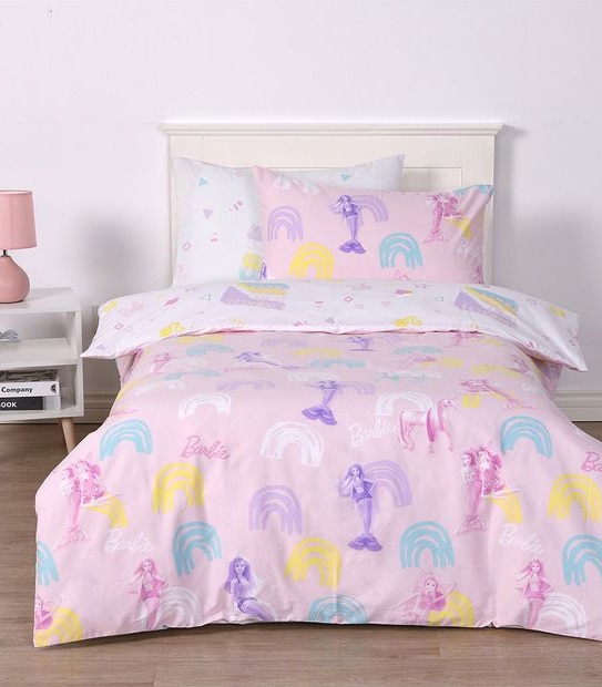 Barbie Quilt Cover Set Single Bed Target Australia