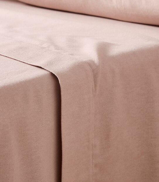 Plain Dyed Flannelette Sheet Set - Queen Bed