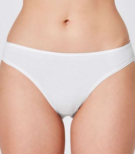 2 Pack Aloe Vera Infused Bikini Briefs - White