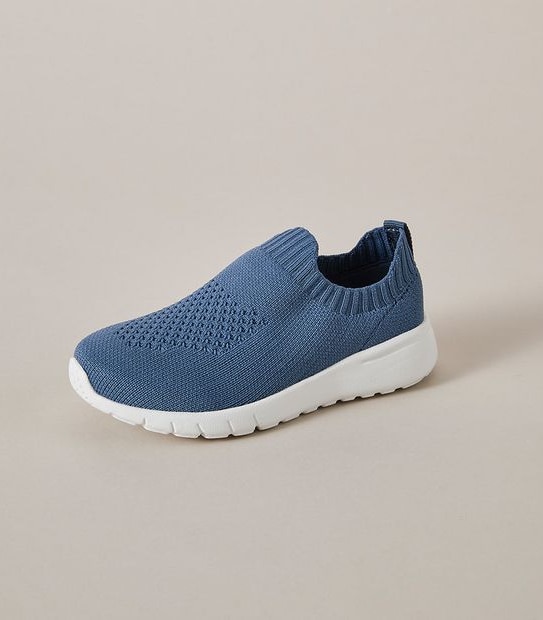 Kids Junior Knitted Slip-On Sneakers