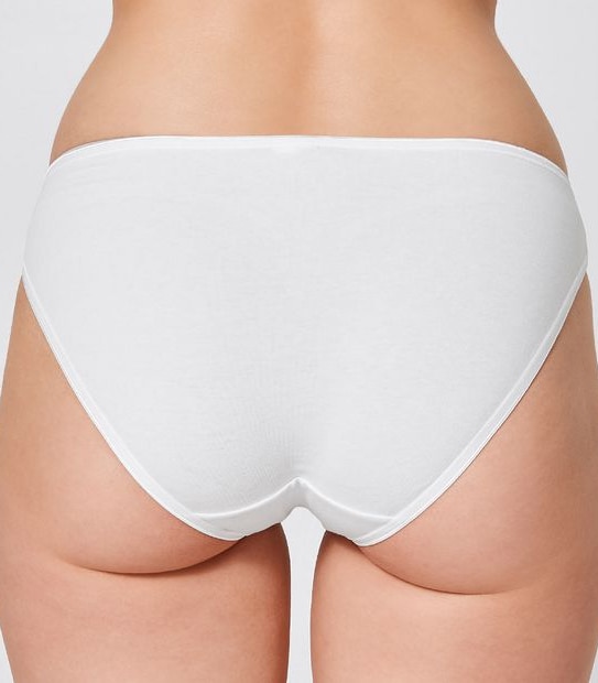 2 Pack Aloe Vera Infused Bikini Briefs - White