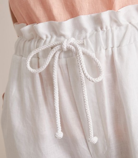 European Linen Tapered Pants