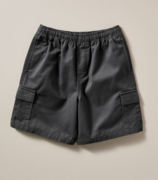 Cargo School Shorts - Grey