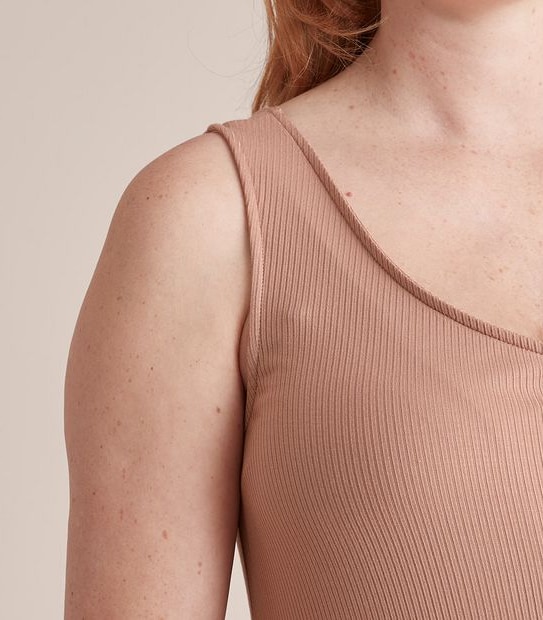 Maternity Ribbed Button Through Dress