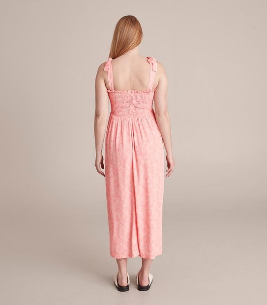 Maternity Shirred Maxi Dress
