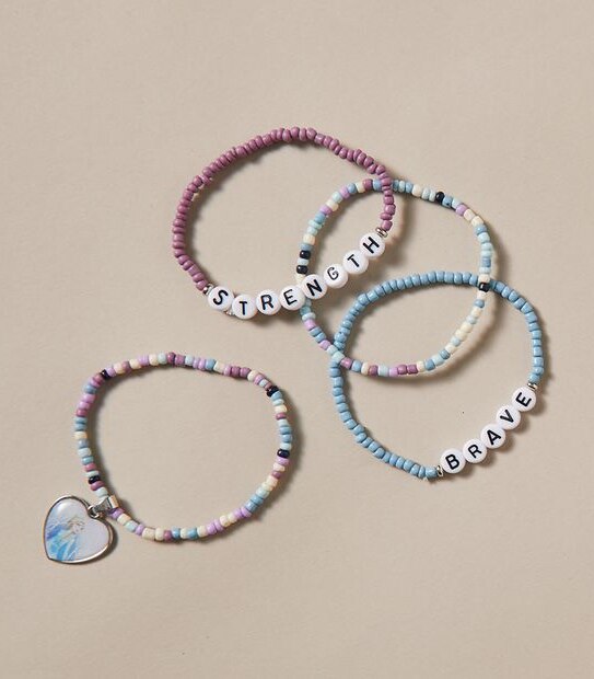 4 Pack Disney Frozen 2 Licensed Beaded Bracelets