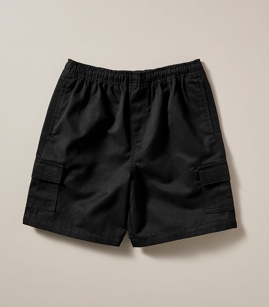 Cargo School Shorts - Black