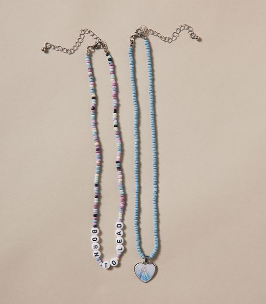 2 Pack Disney Frozen 2 Licensed Beaded Necklaces 
