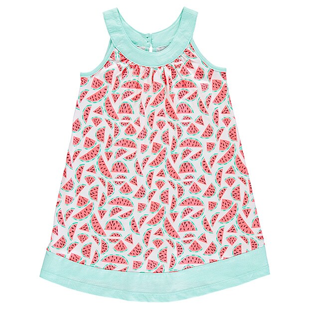 Girls' Watermelon Print Dress