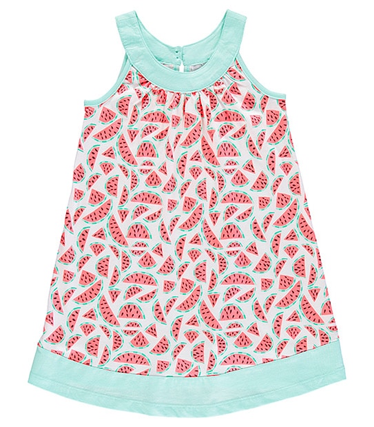 Girls' Watermelon Print Dress