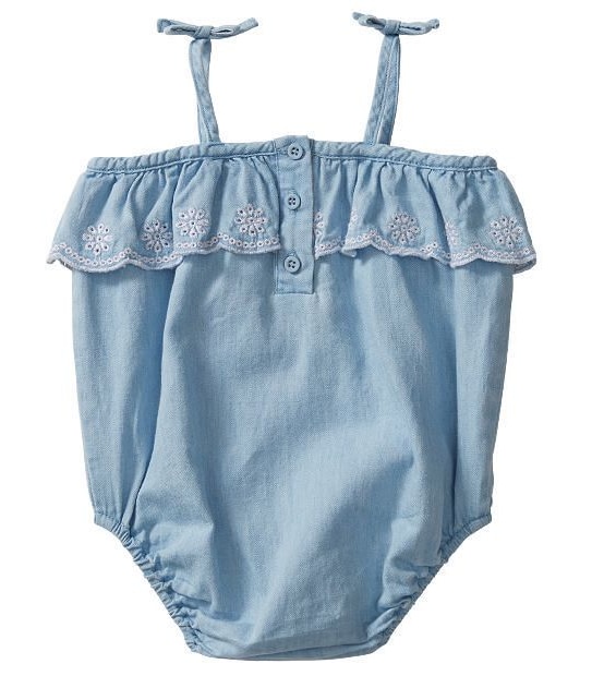 Baby Denim Romper