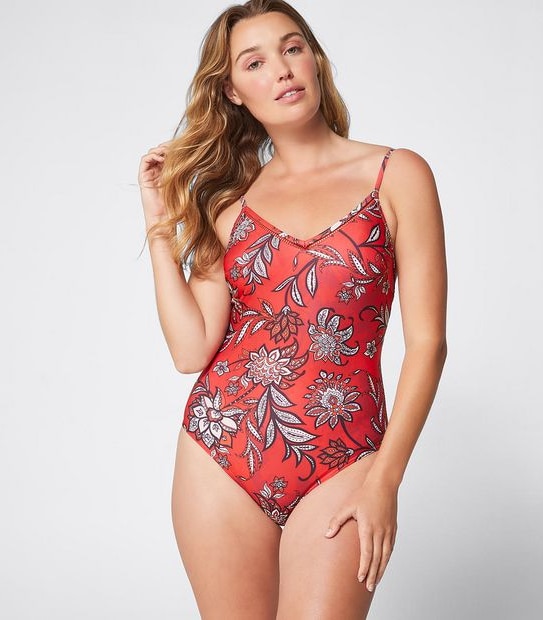 Shape Your Body Ladder Trim One Piece Bathers