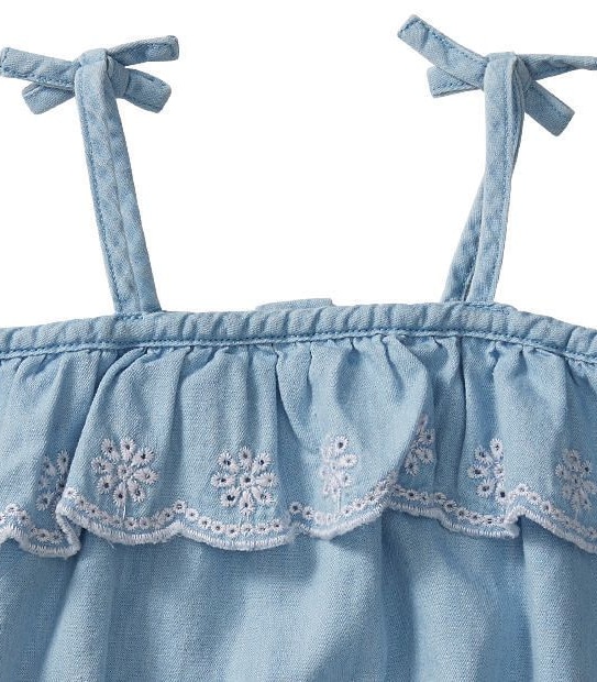 Baby Denim Romper