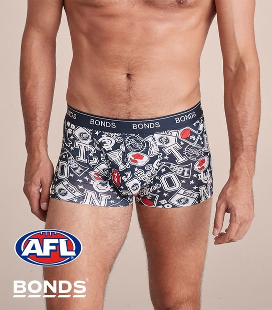 Bonds AFL&reg; Guyfront Trunks - Carlton Blues