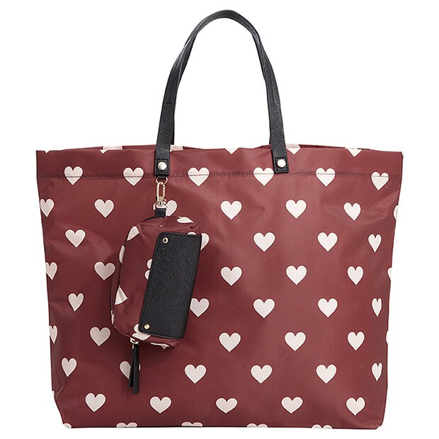 Bond Nylon Shopper - Hearts Bond Nylon Shopper - Hearts