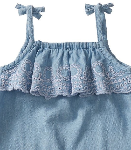 Baby Denim Playsuit