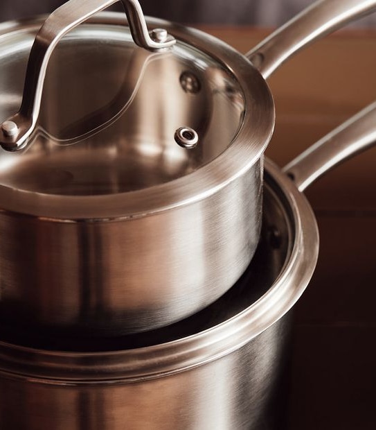 Stainless Steel Tri-Ply Saucepan - 20cm