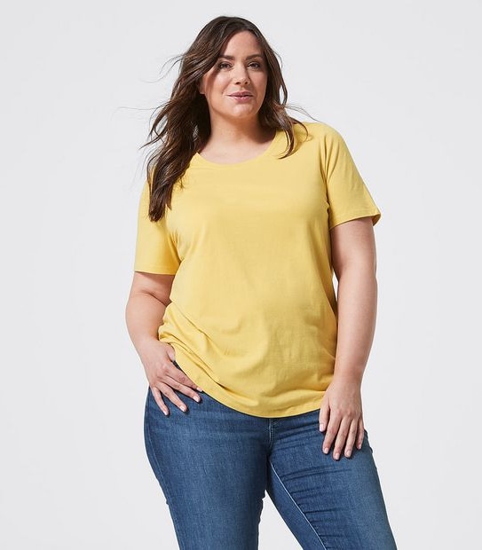 Belle Curve Crew Neck T-Shirt
