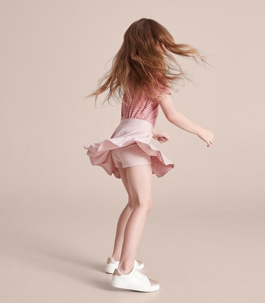 MK249892_04 SKATER SKORT PINK MARLE