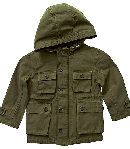 Boys' Khaki Anorak Jacket