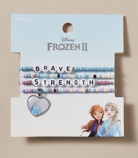 4 Pack Disney Frozen 2 Licensed Beaded Bracelets