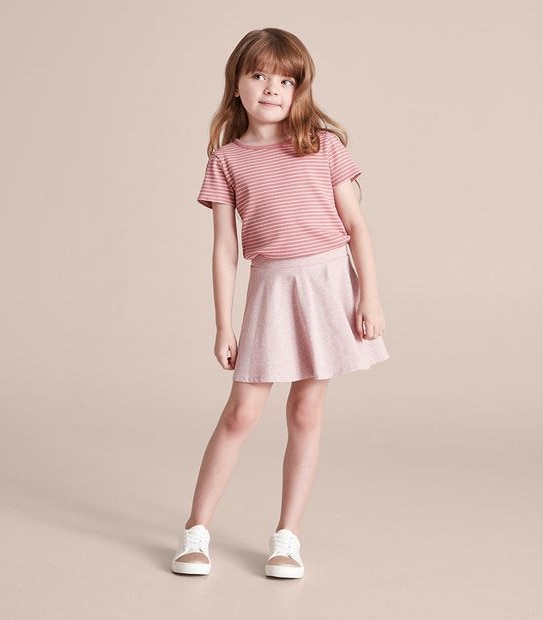 MK249892_04 SKATER SKORT PINK MARLE