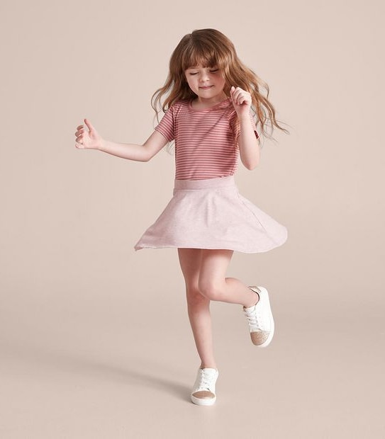 MK249892_04 SKATER SKORT PINK MARLE