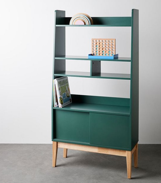Spencer Kids Tall Bookshelf Olive Target Australia