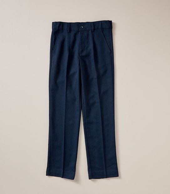 Structured Twill School Pants