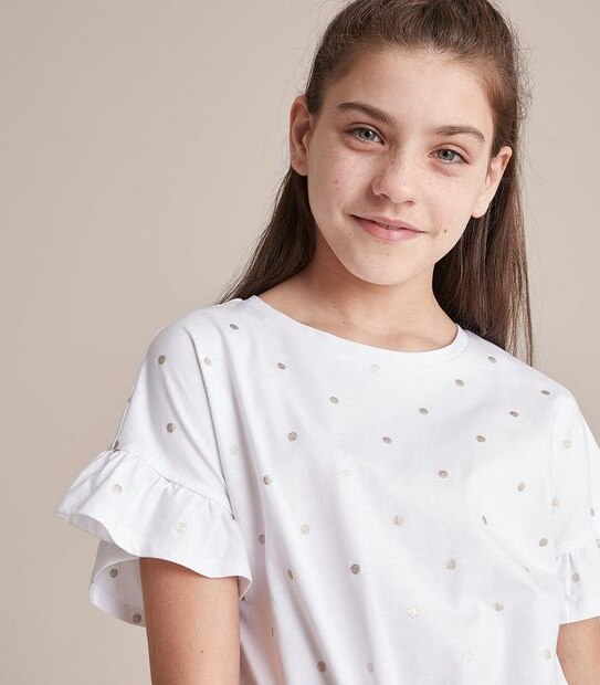Tie-Front T-shirt