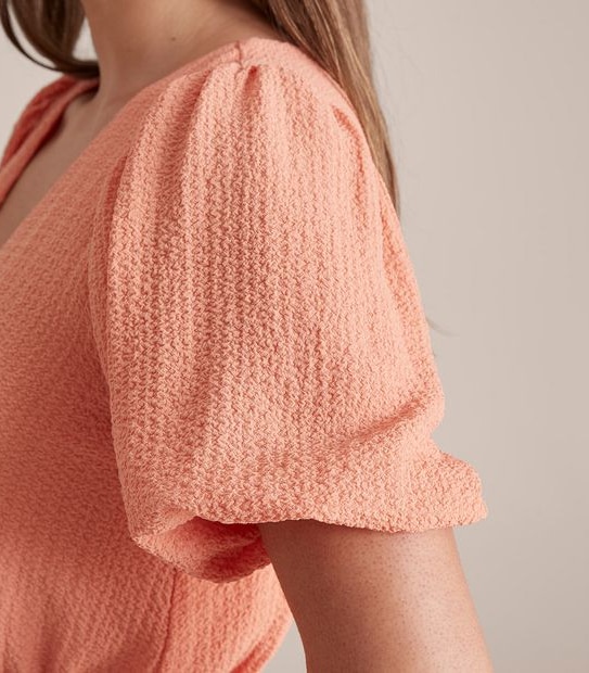 Preview Statement Puff Sleeve Midi Dress