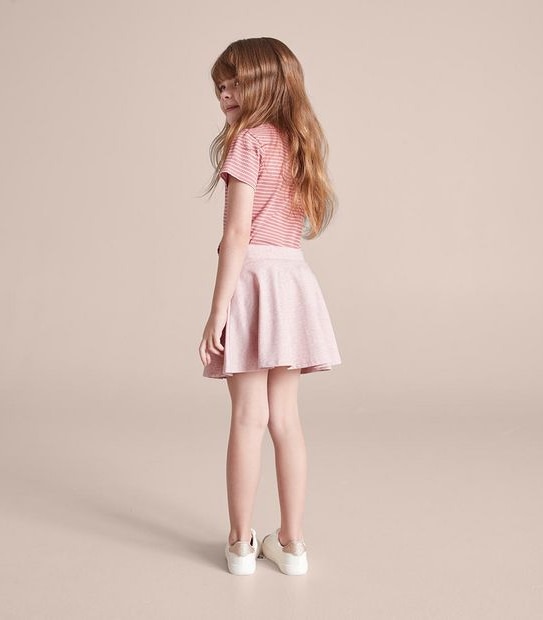 MK249892_04 SKATER SKORT PINK MARLE