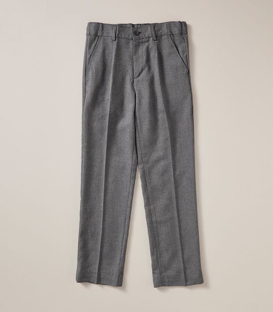 Structured Twill School Pants